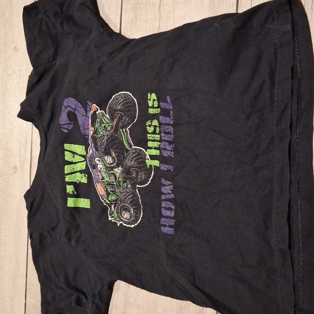 🍋‍🟩Monster Jam Grave Digger Second Birthday Tee🐧